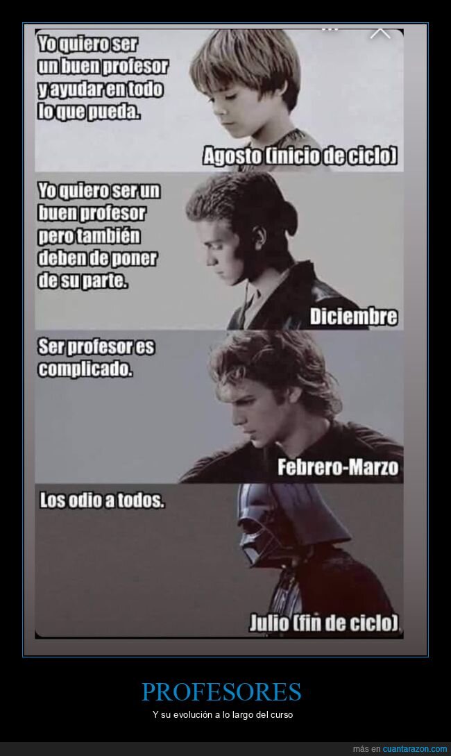 profesores,curso,darth vader