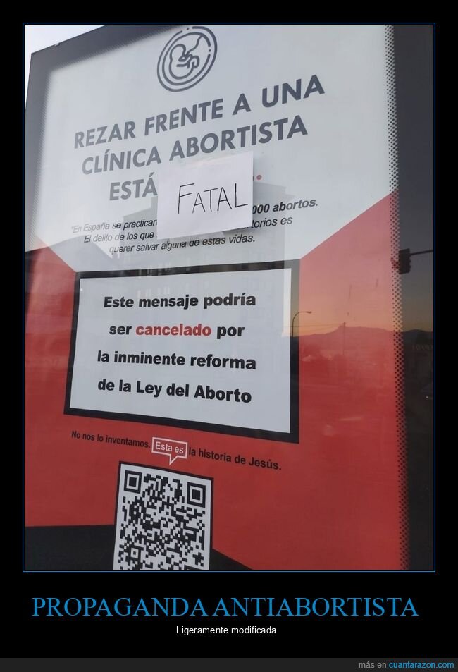 rezar,clínica abortista.fatal