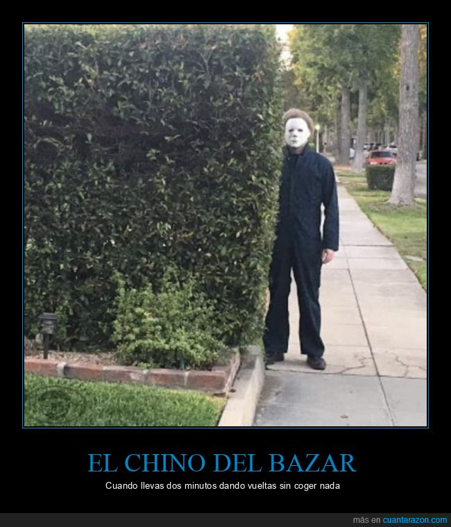 chino,tienda,michael myers