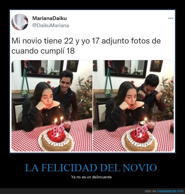 novio,cumpleaños,18 años