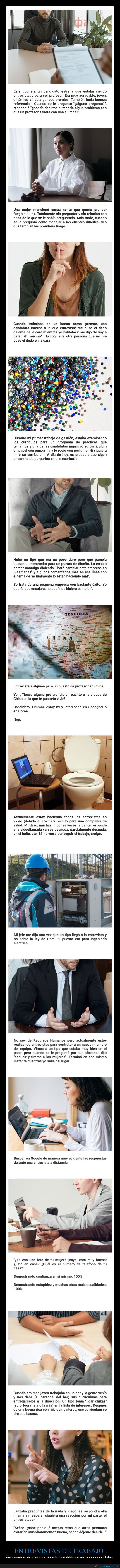 entrevistas de trabajos,candidatos