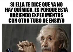 Enlace a Se acabó la química, pero no para ella
