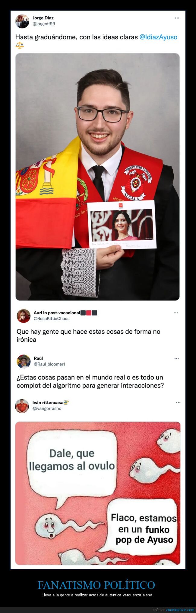 díaz ayuso,graduación,políticos,wtf