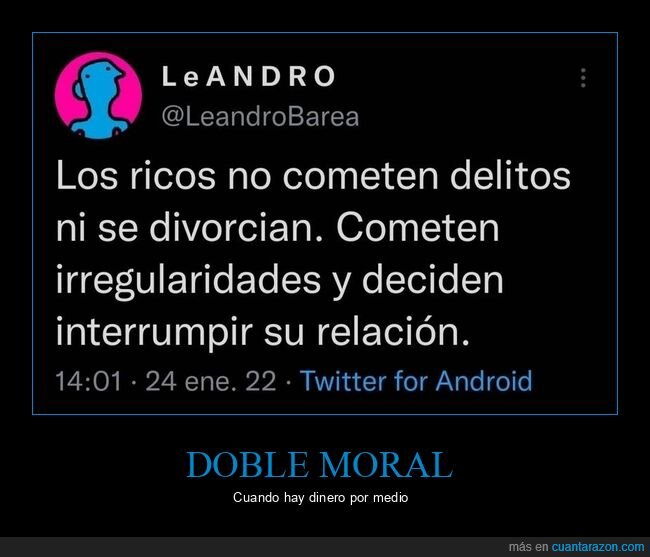 ricos,delitos,divorciarse,eufemismos