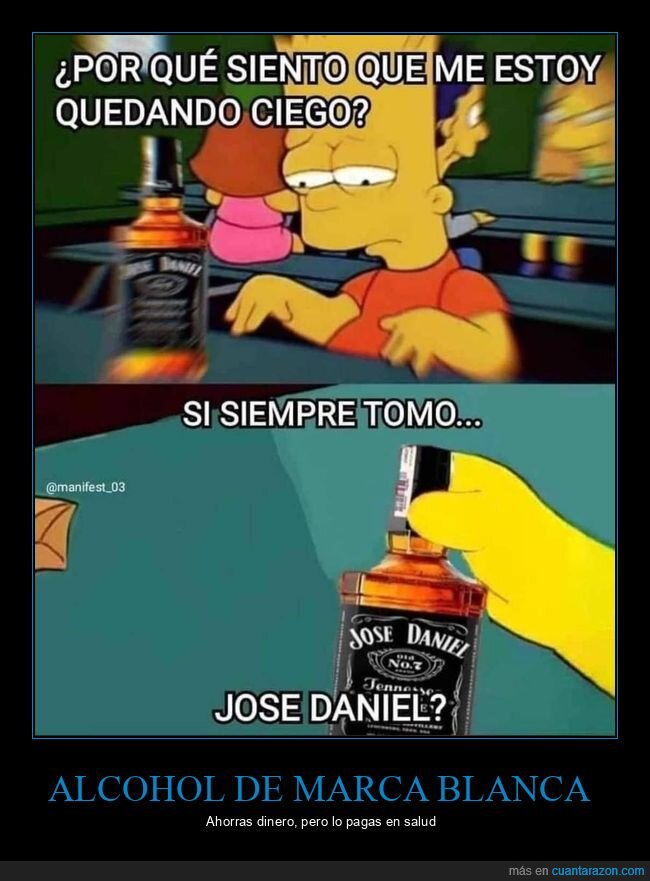 ciego,jack daniels,josé daniel,simpsons