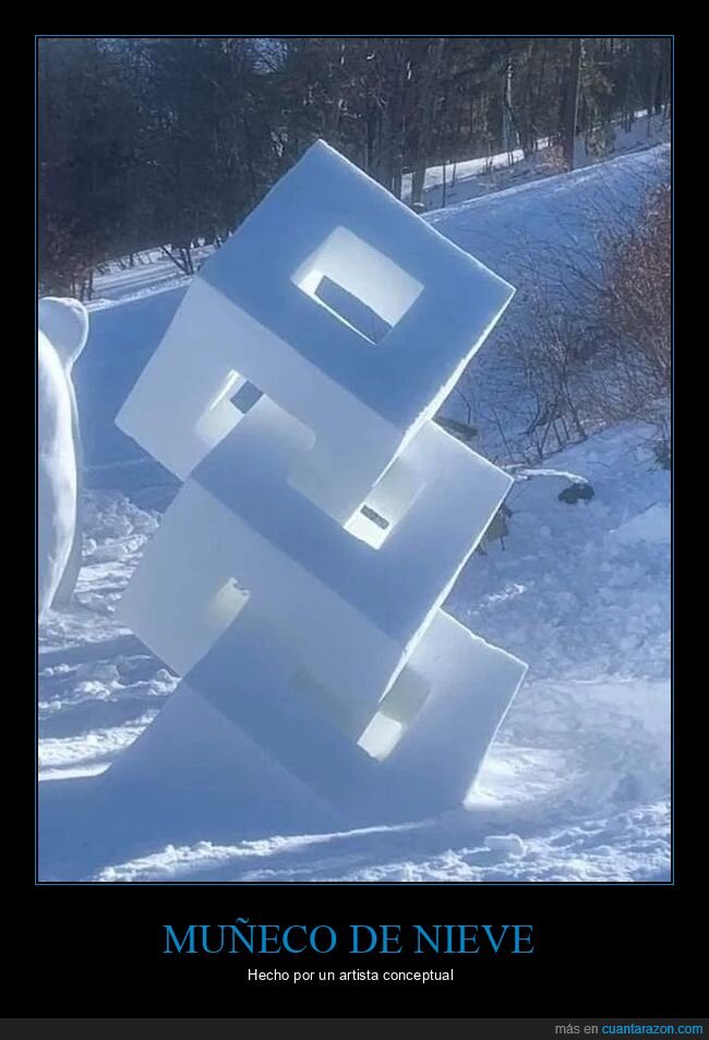 nieve,escultura