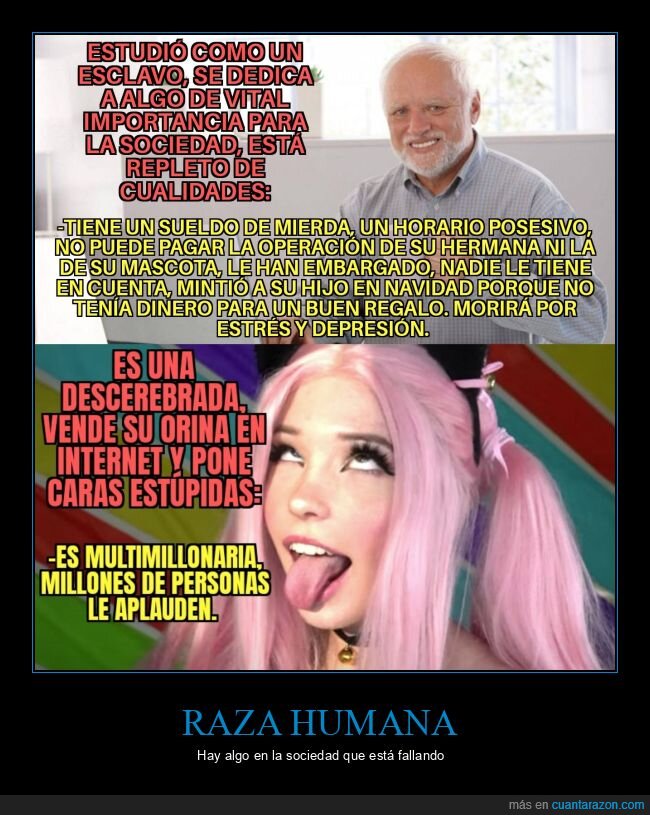 belle delphine,trabajadores,influencers