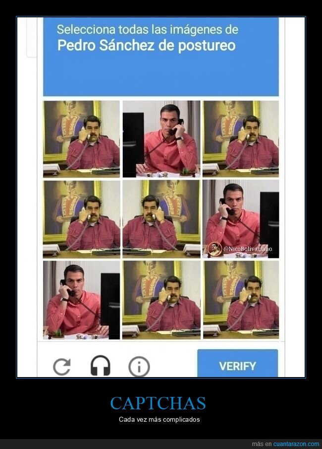 pedro sánchez,nicolás maduro,políticos,captcha