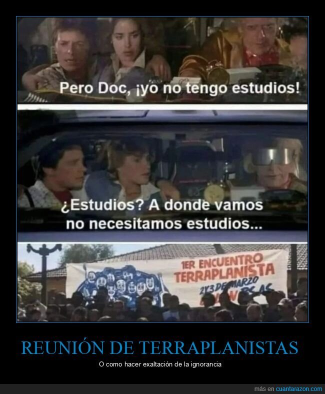 terraplanistas,reunión,estudios