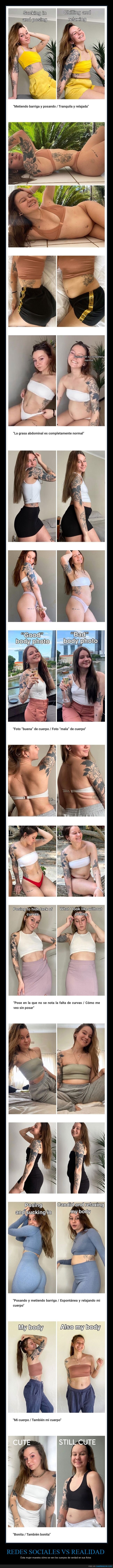 redes sociales,realidad,posando