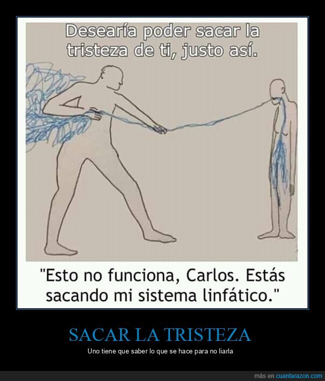 sacar,tristeza,sistema linfático
