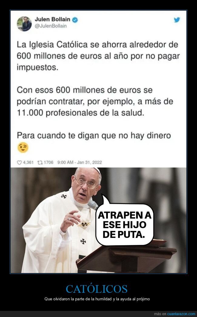 iglesia,impuestos,sanidad