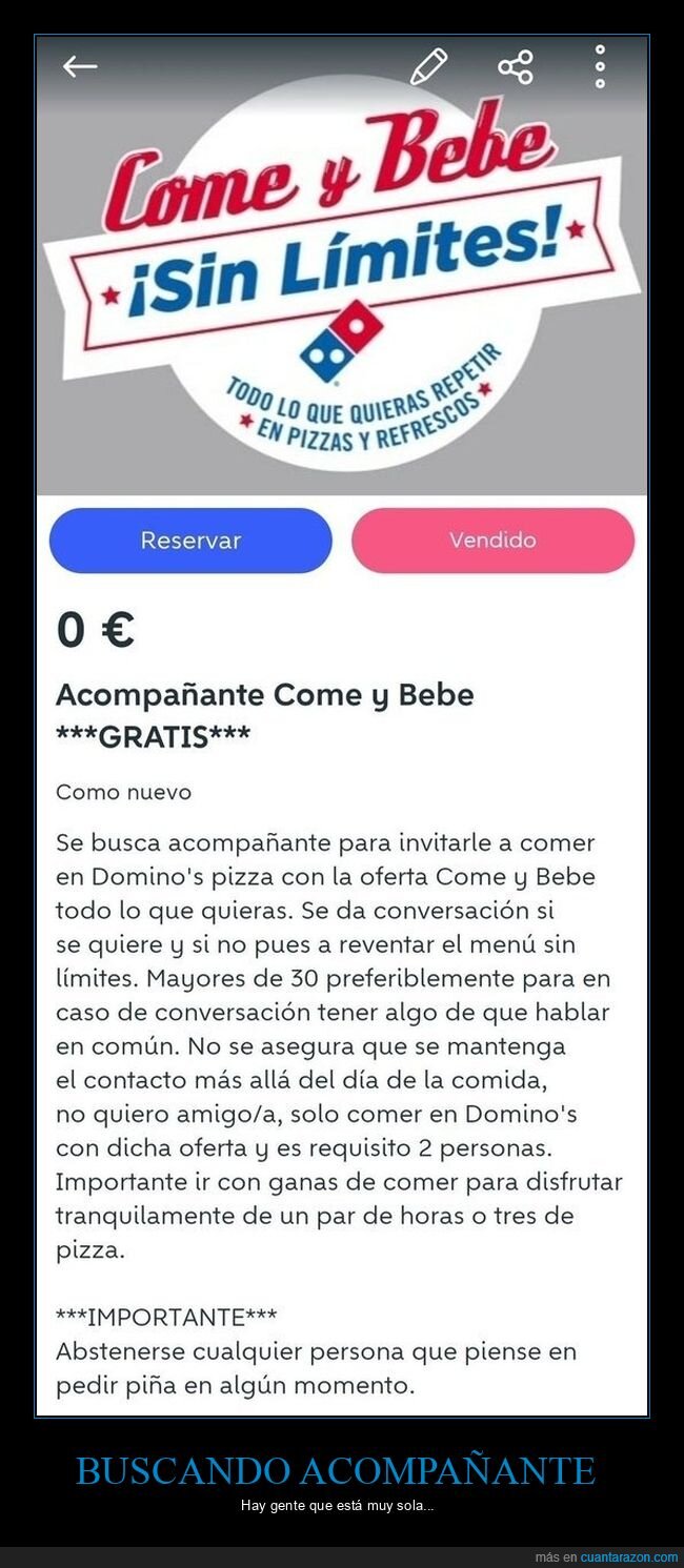 domino's,acompañante