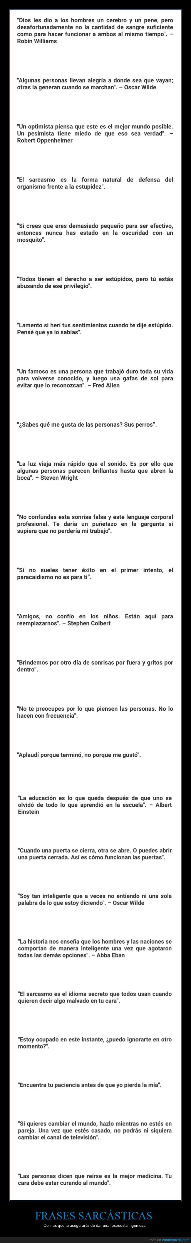 frases sarcásticas,sarcasmo,respuestas