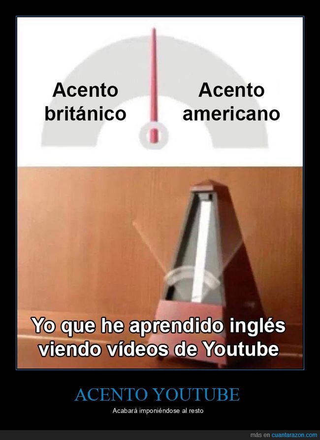 acento,británico,americano,inglés,youtube