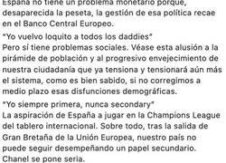 Enlace a La canción de Chanel para Eurovisión contiene un mensaje oculto que solo una persona ha sido capaz de descifrar