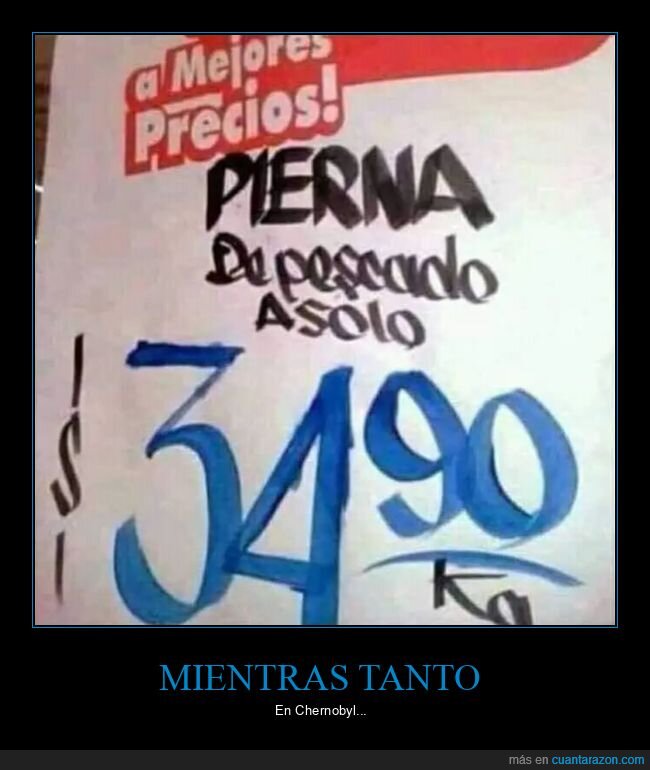 carteles,pescado,pierna,wtf