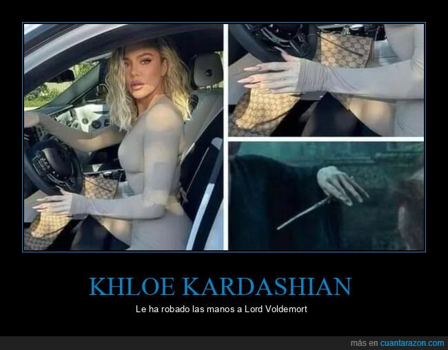 khloe kardashian,manos,voldemort