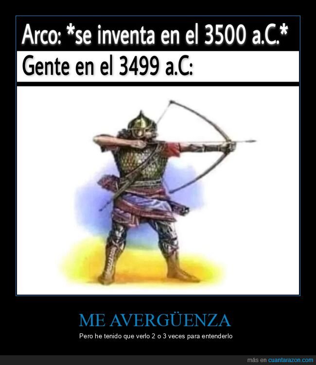 arco,inventarse,años