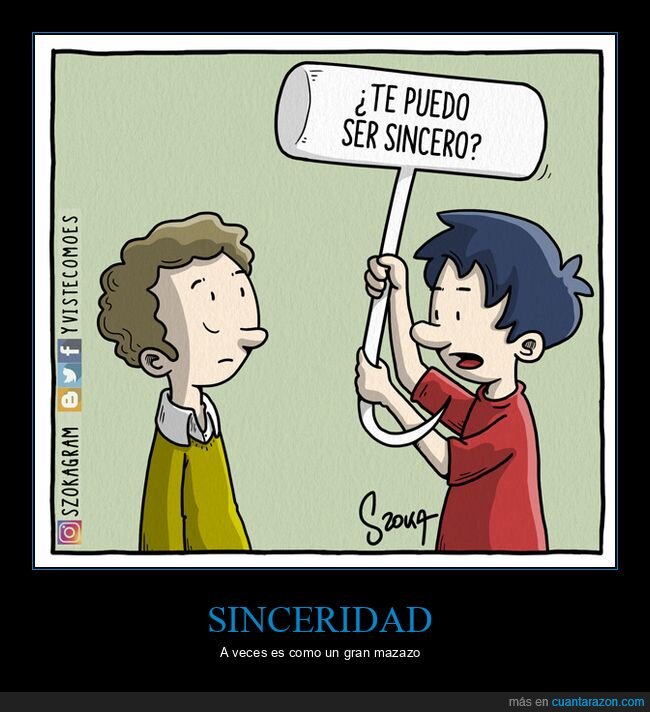 sincero,mazo