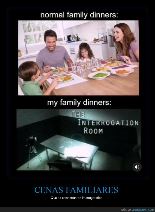 cena,familia,interrogatorio