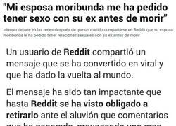 Enlace a El sorprendente último deseo que esta mujer moribunda le ha pedido a su marido antes de morir