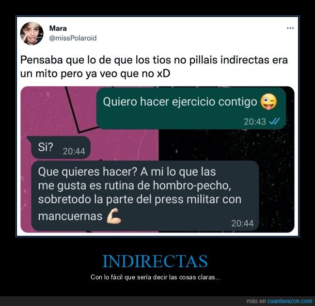 ejercicio,indirectas