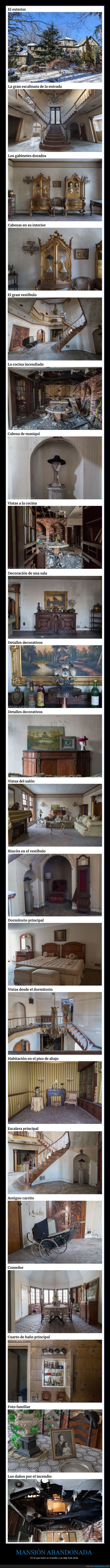 mansión,abandonada,incendio