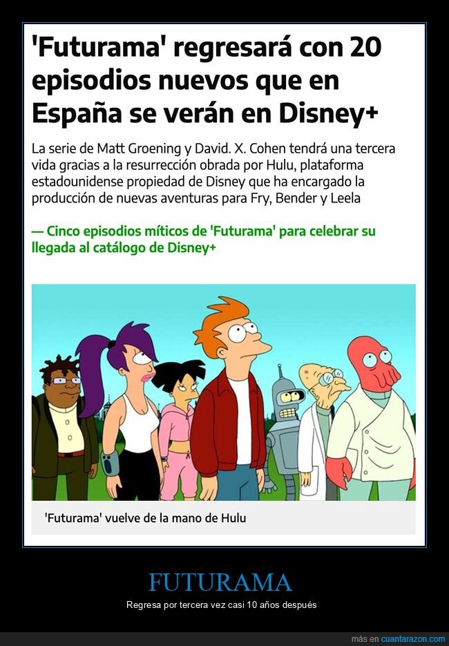 futurama,regreso