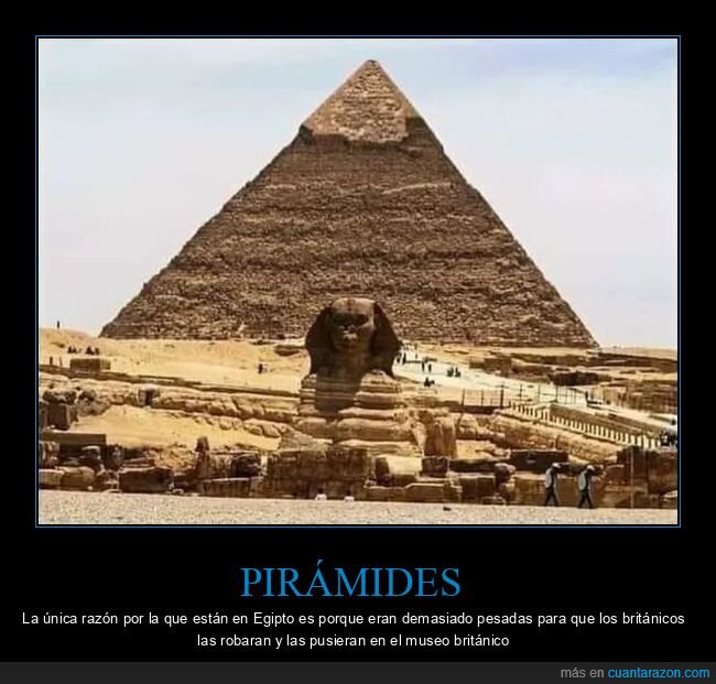 británicos,egipto,museo británico,pirámides,robar