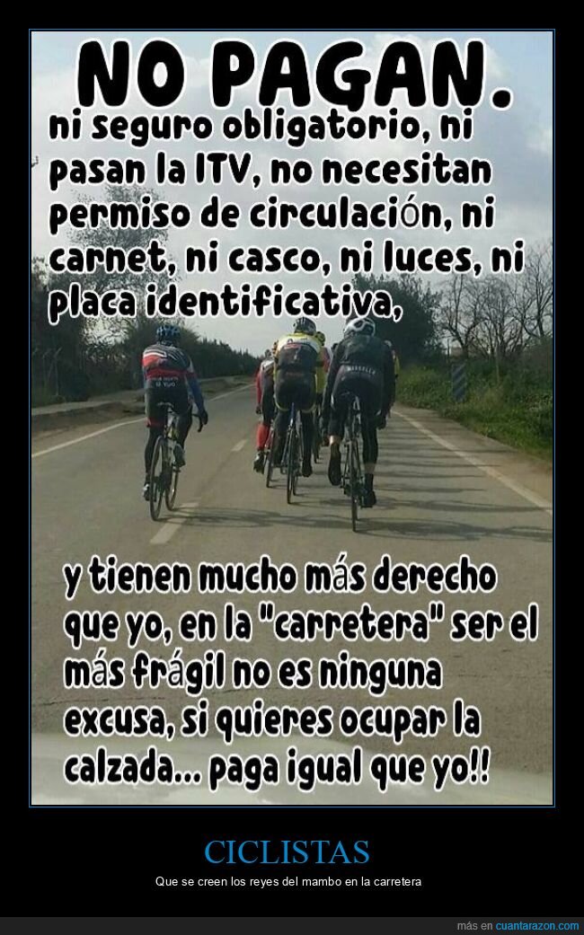 ciclistas,calzada,carretera,leyes
