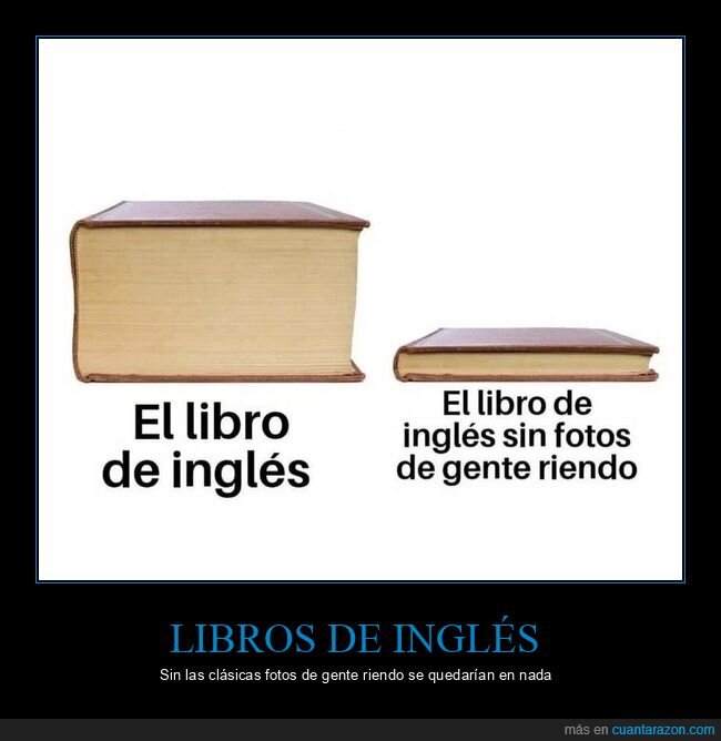 libro de inglés,fotos,riendo