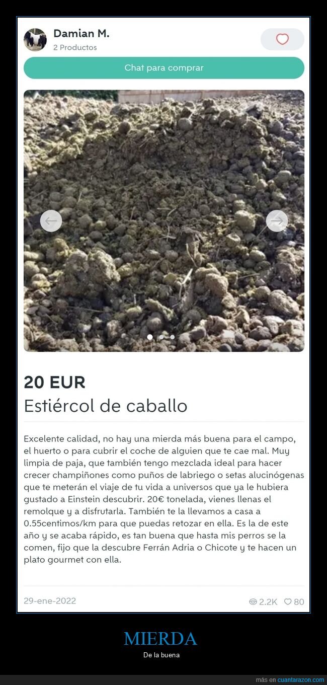 estiércol,anuncios