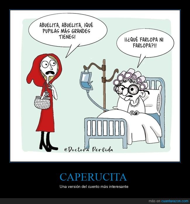 caperucita,abuela,pupilas