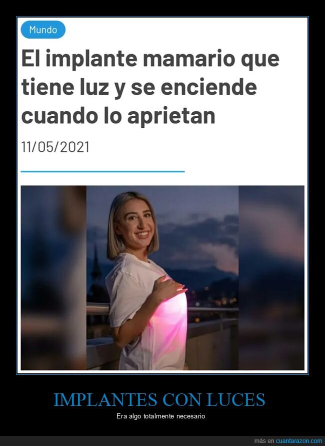 apretar,encemderse,implantes,leds,luces,wtf