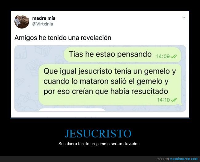 revelación,jesucristo,gemelo