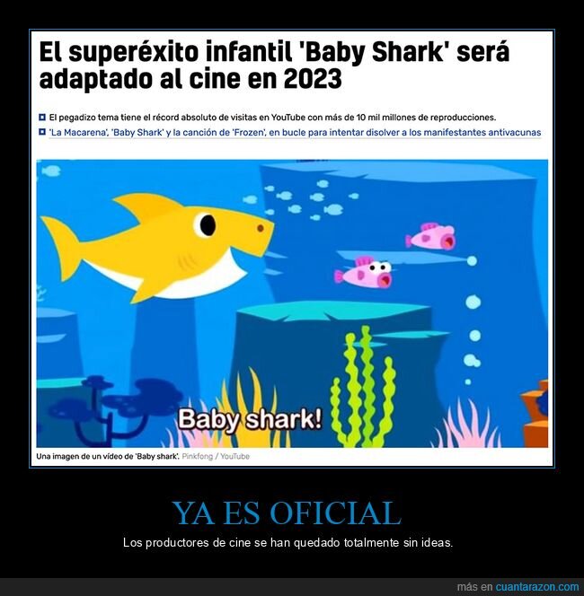 baby shark,película