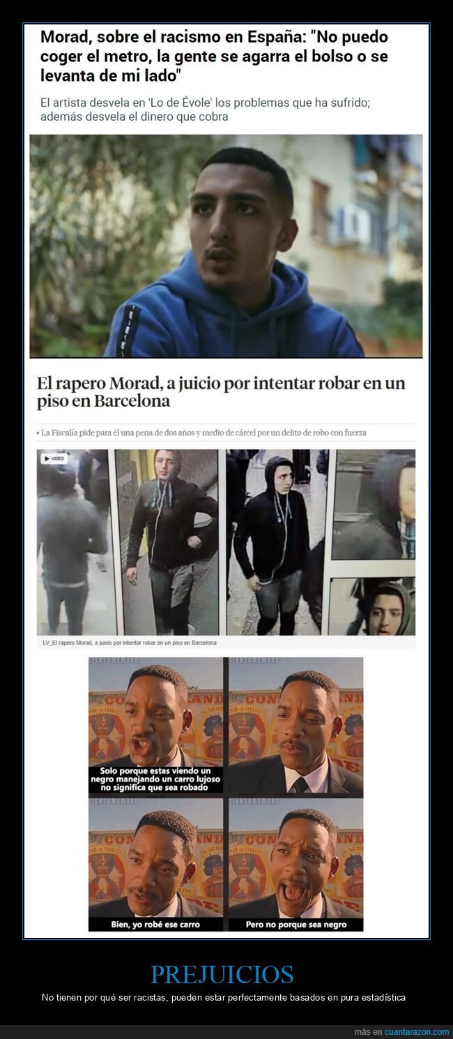 morad,racismo,robar