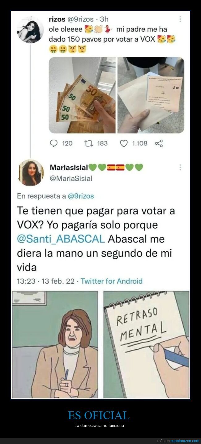 padre,pagar,votar,vox,políticos