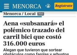 Enlace a Carril bici en zig zag