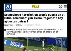 Enlace a Tres goles en propia puerta...