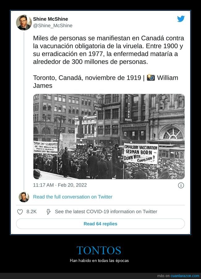 vacunación,viruela,manifestación