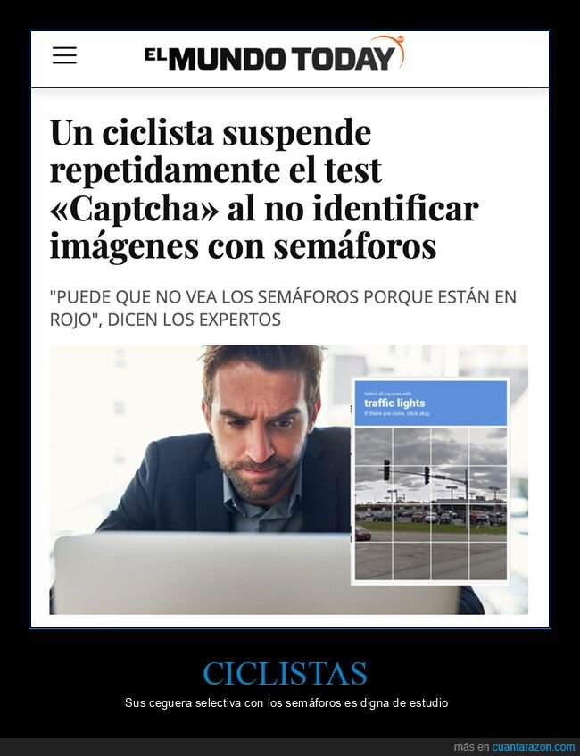 ciclista,captcha,semáforos