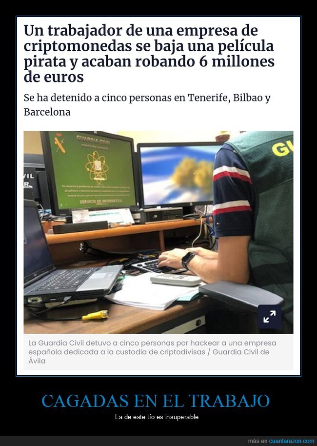 criptomonedas,empresa,fails,robo,trabajador
