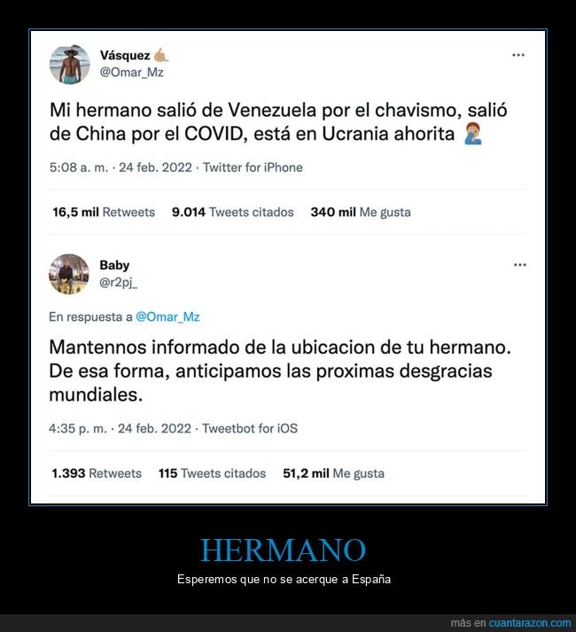 hermano,venezuela,china,covid,ucrania