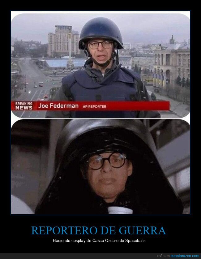 spaceballs,casco oscuro,reportero,parecidos