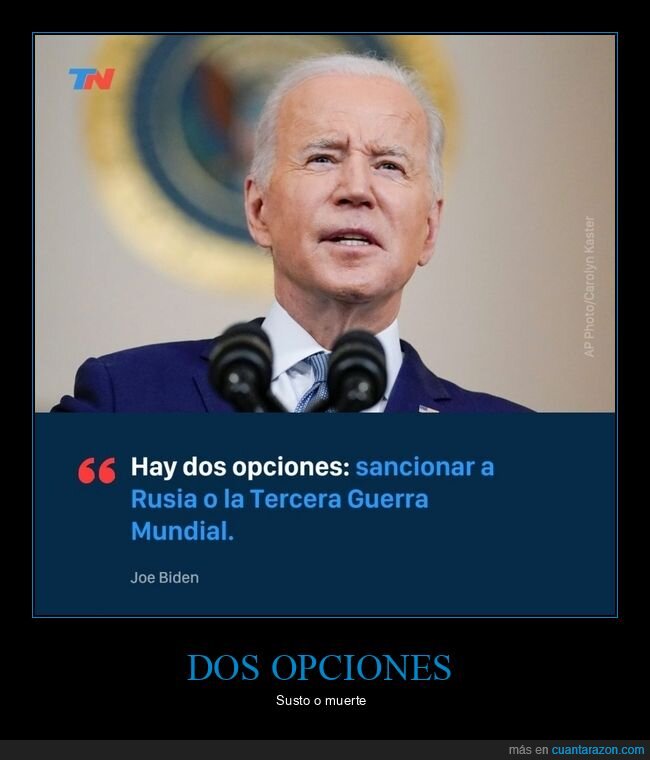 biden,opciones,sancionar,rusia,iii guerra mundial