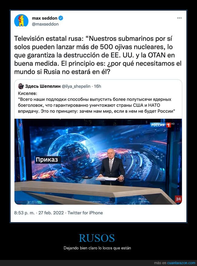 amenaza,ojivas nucleares,rusia,ucrania