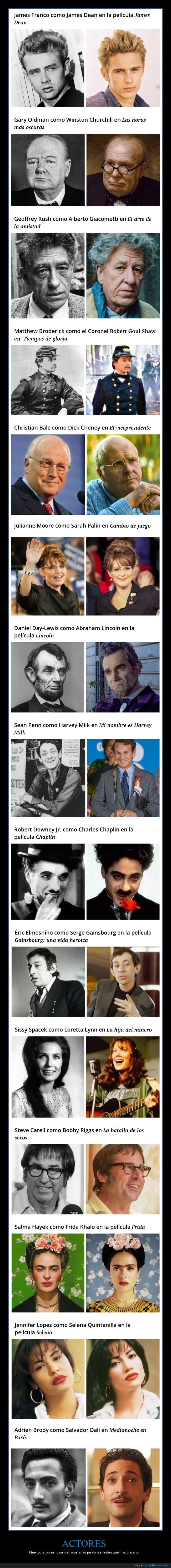 actores,personas reales,parecidos