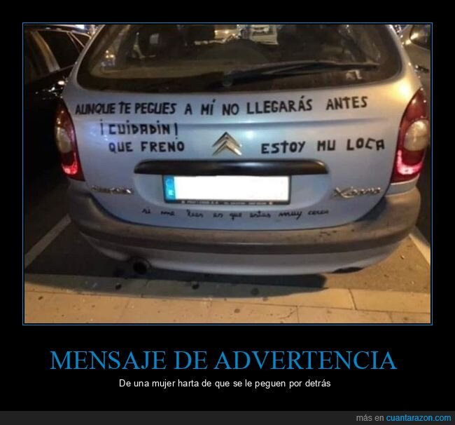 coches,frenar,pegarse,wtf